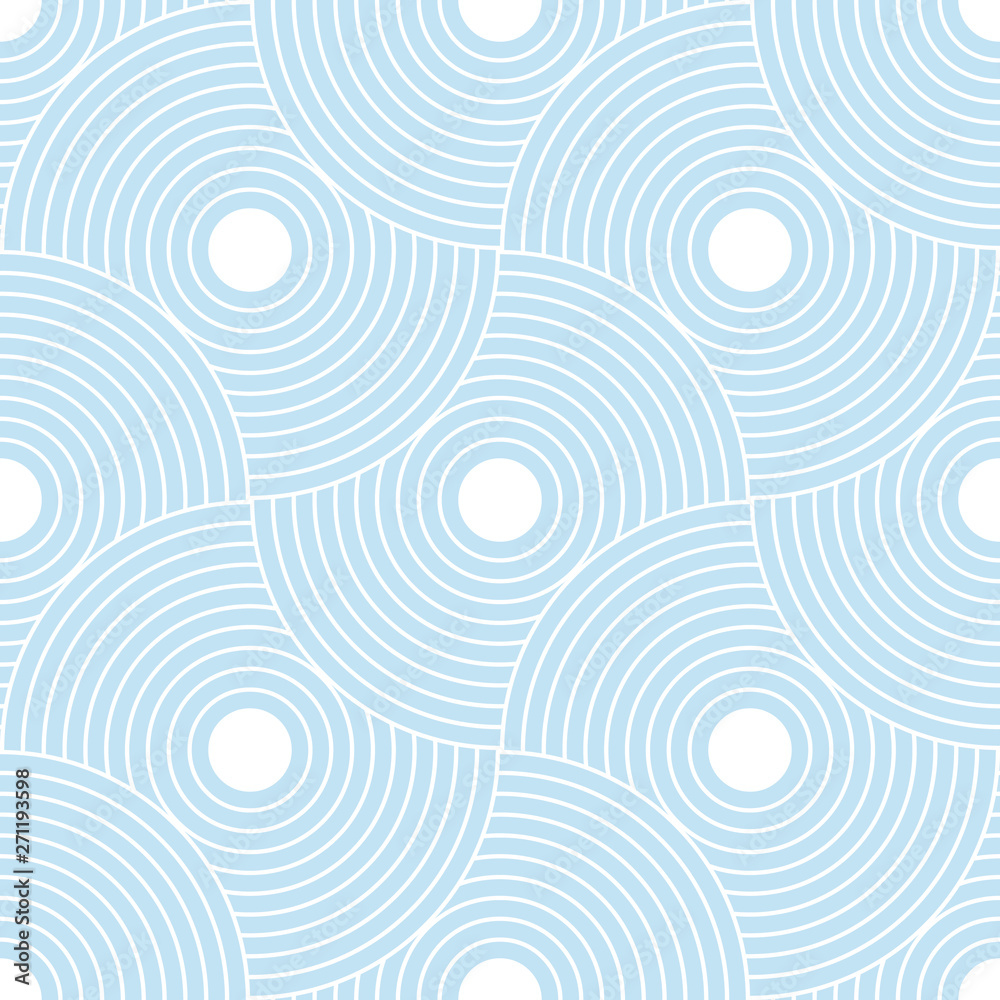 Abstract retro pattern of geometric shapes. Neutral  mosaic backdrop. Geometric wave of circles  background, vector