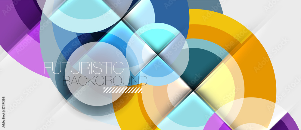 Circular geometrical design template Circular geometrical design template