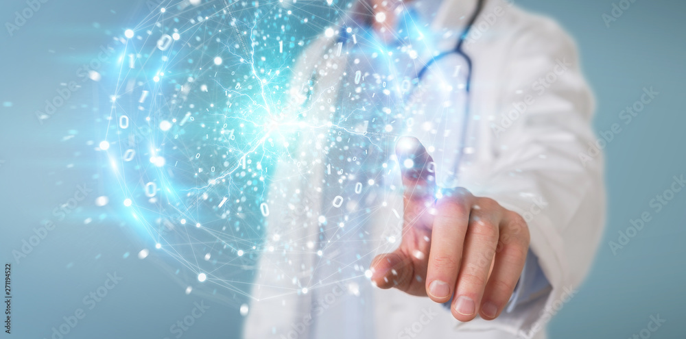 Scientist creating renewable and sustainable eco energy with electrical ...