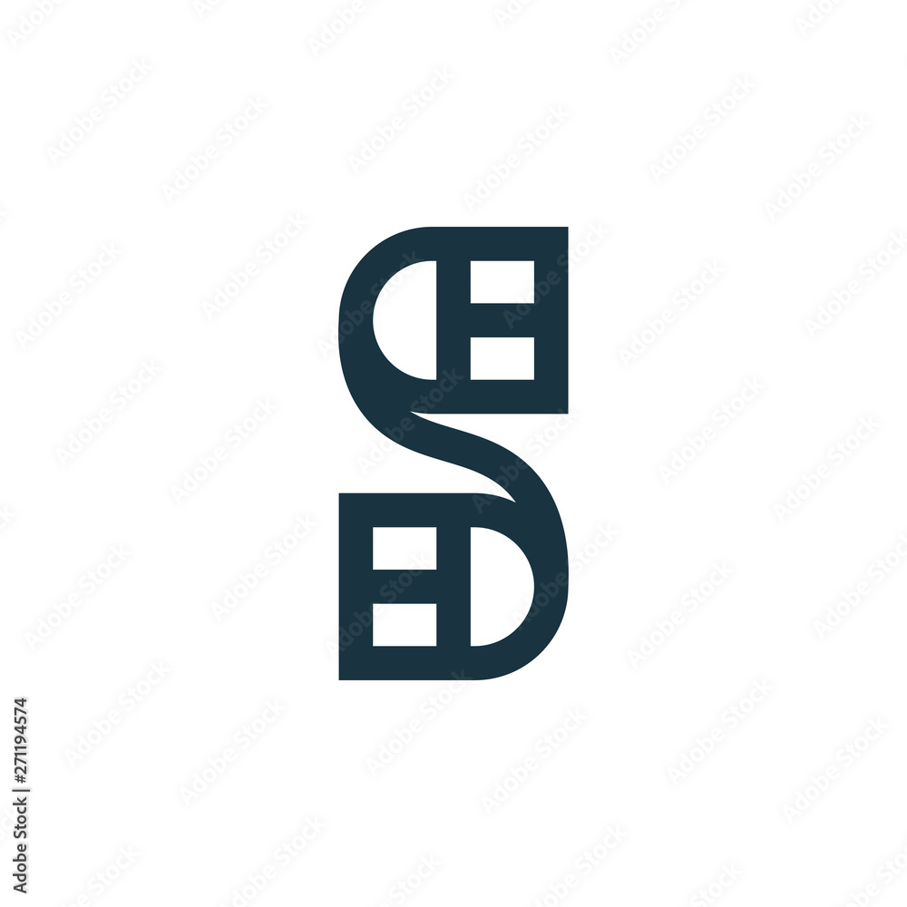 S letter charge logo vector illustration design concept idea template