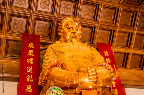 The Che Kung Temple near Tai Wai, in Sha Tin District, New Territories, is the best known temple in Hong Kong 