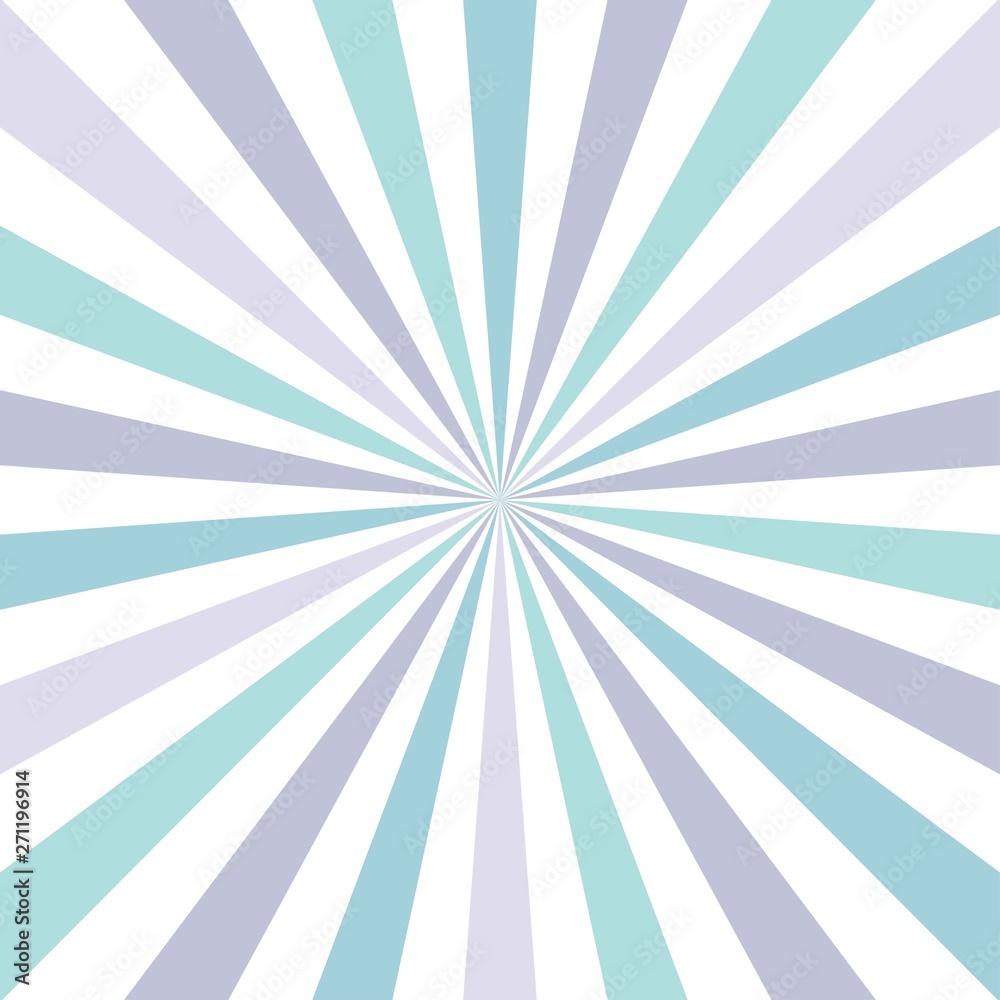 Sunlight retro pastel background. Pale violet and purple color burst background.