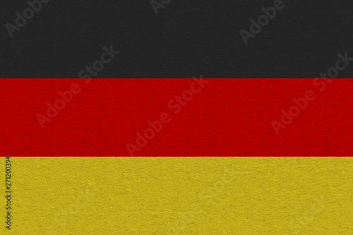 germany flag painted on paper