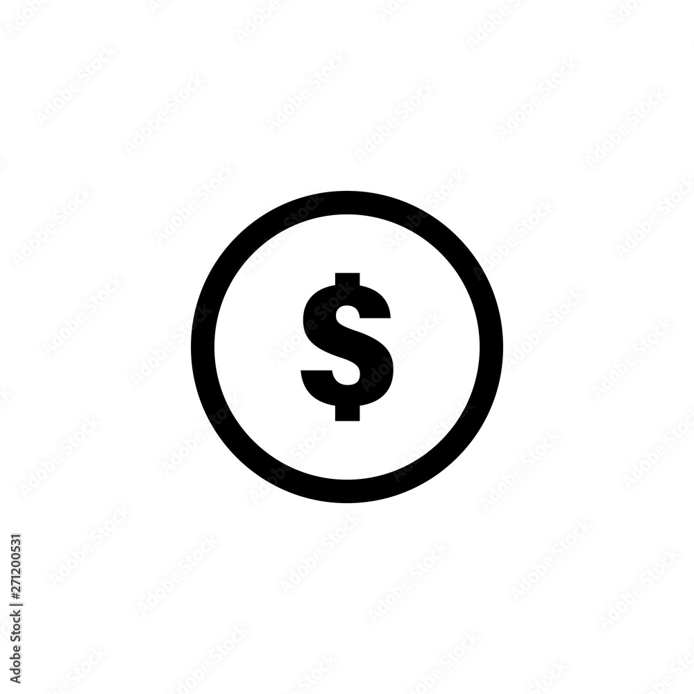 Dollar sign icon graphic design template illustration Dollar sign icon graphic design template illustration
