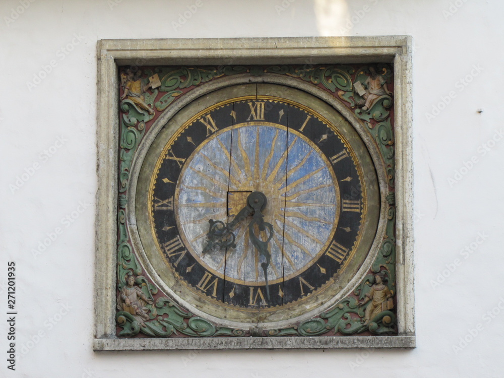 Old Church Clock in Tallinn, Estonia Old Church Clock in Tallinn, Estonia