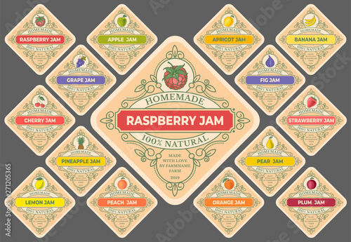 Jam Labels Set