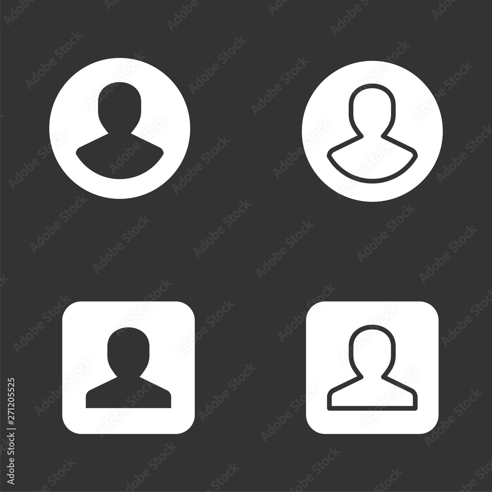 Account vector icon for graphic and web design. Account vector icon for graphic and web design.