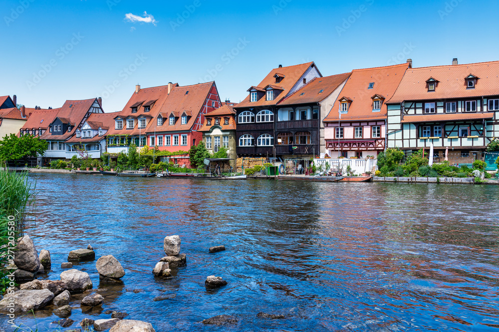 Obraz premium Little Venice at Bamberg in Bavaria, Germany