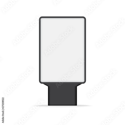 Blank light box template