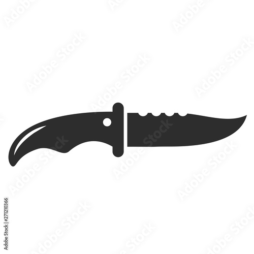 Knife vector icon