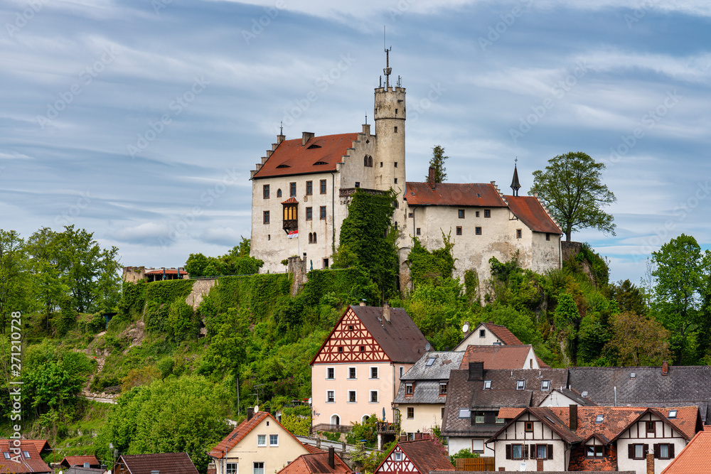 Medieval Castle of Goessweinstein in Bavaria in Germany