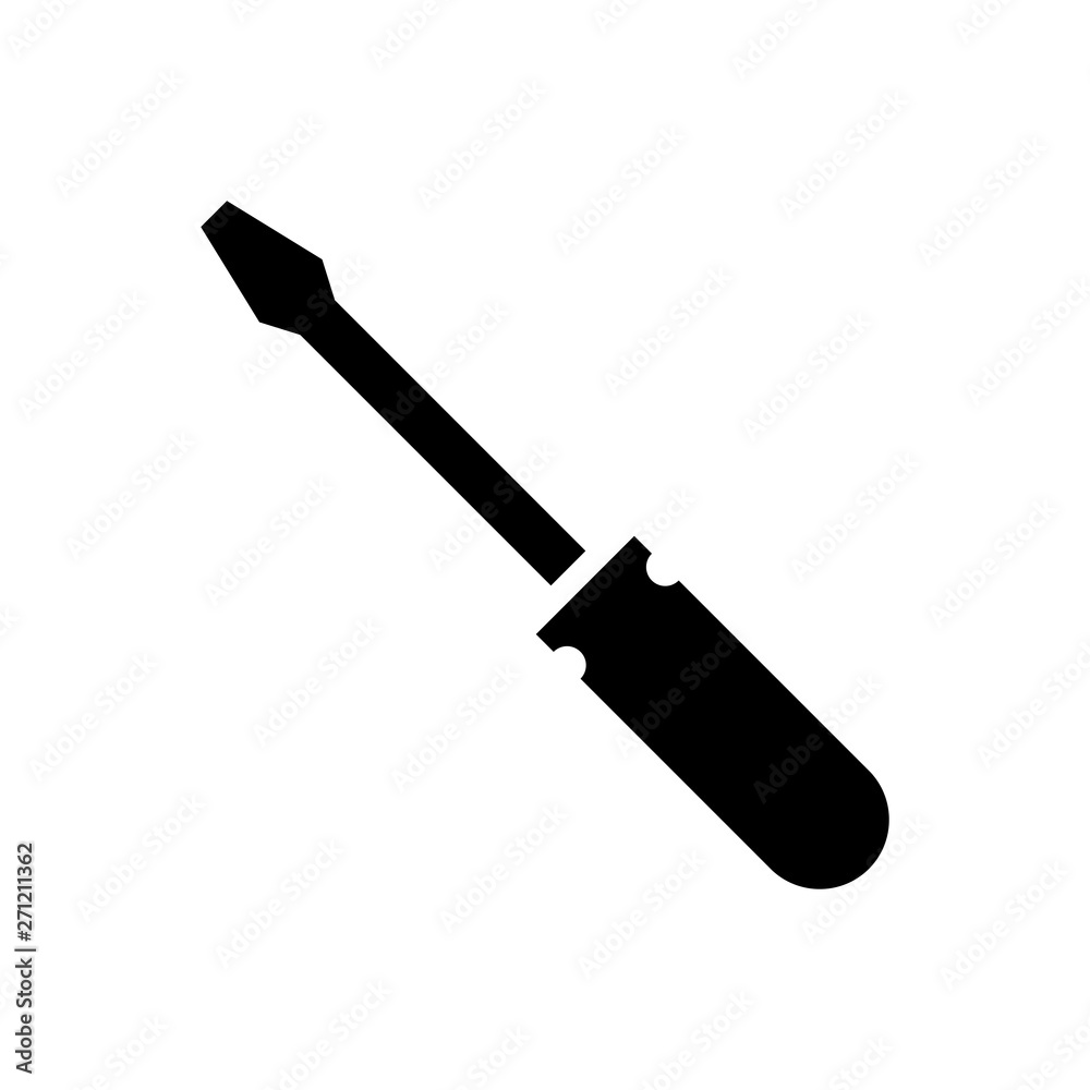 Screwdriver icon. Screwdriver vector icon Screwdriver icon. Screwdriver vector icon