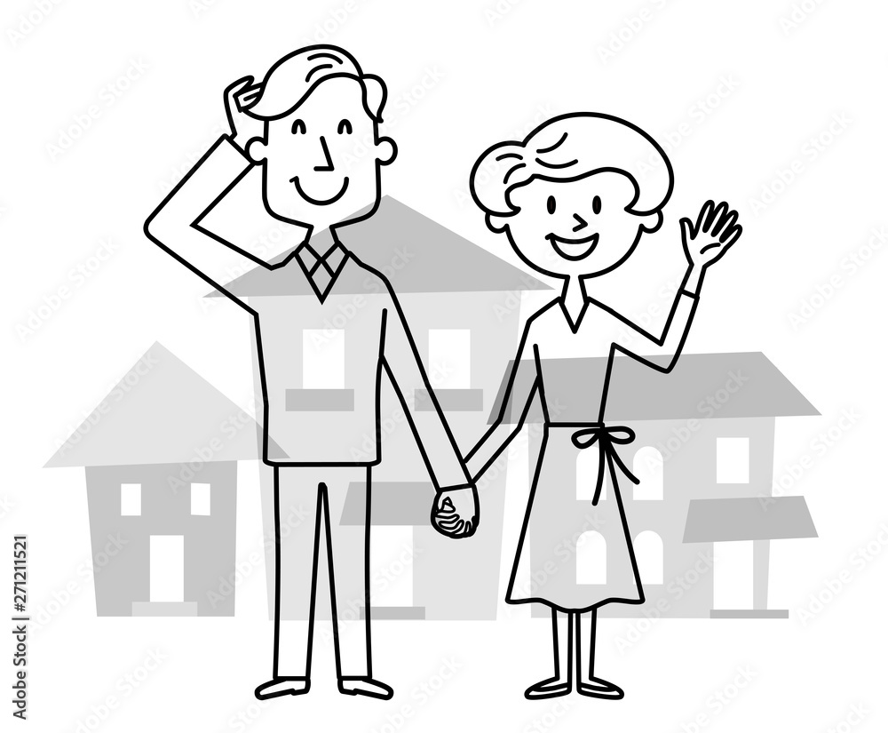 夫婦 住まい モノクロ 夫婦 住まい モノクロ