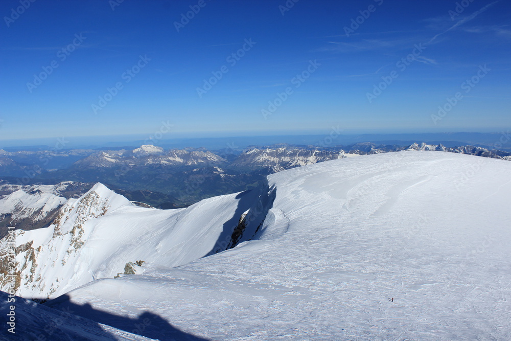 Mont Blanc par l'arête des Bosses
