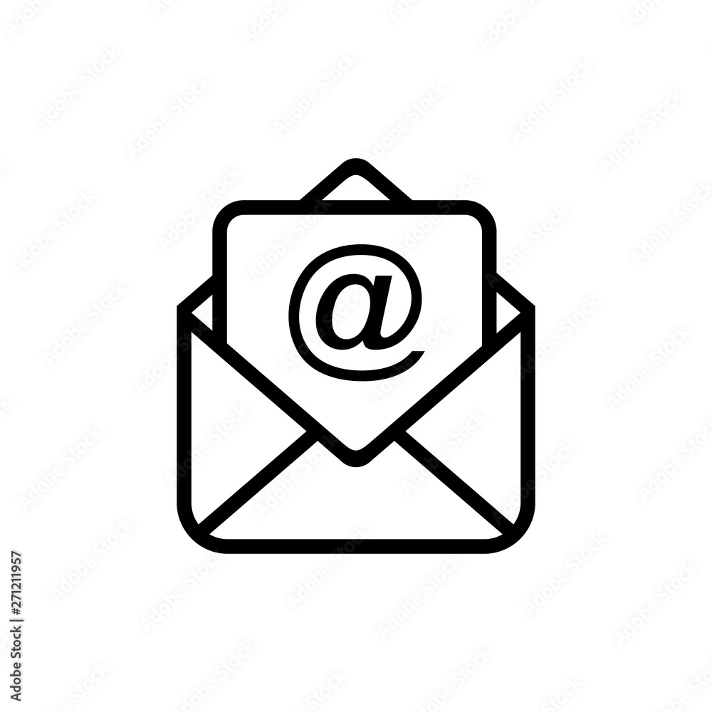 Mail vector icon. E-mail icon. Envelope illustration. Message Mail vector icon. E-mail icon. Envelope illustration. Message
