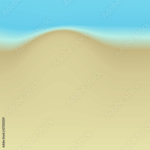 Vector Beach Sand and Water Abstract Painting Background