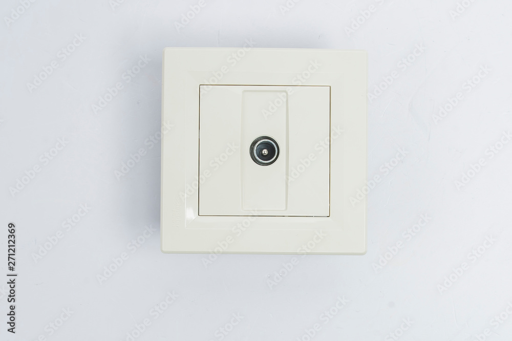 electrical outlets on a white background electrical outlets on a white background