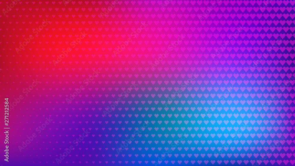 Abstract halftone background of small symbolson colored spots