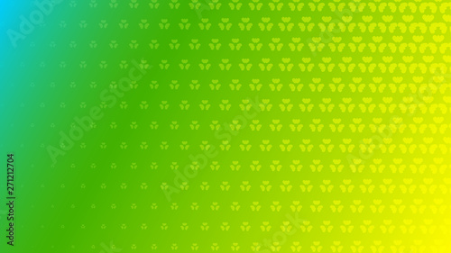 Abstract halftone background of small symbols in green and yellow colors