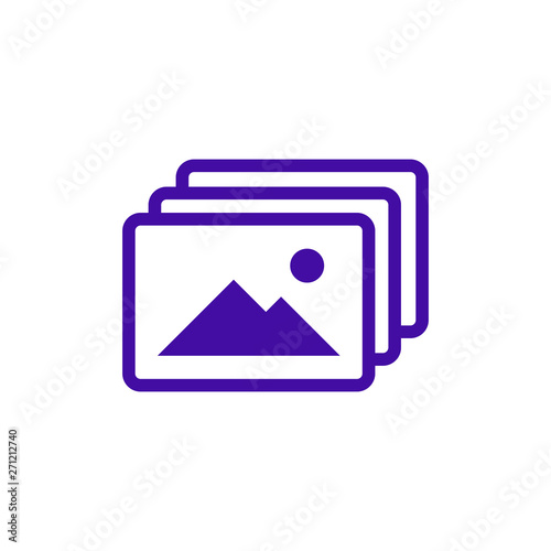Picture icon vector. photo gallery icon vector