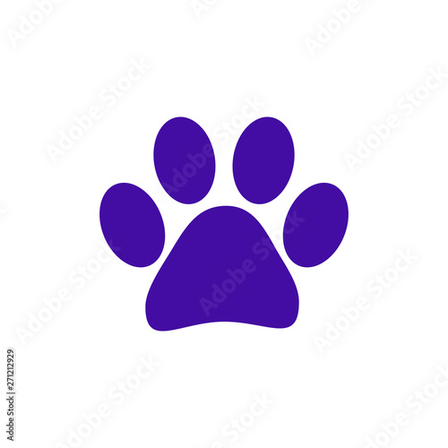 Paw icon vector. Paw Print icon