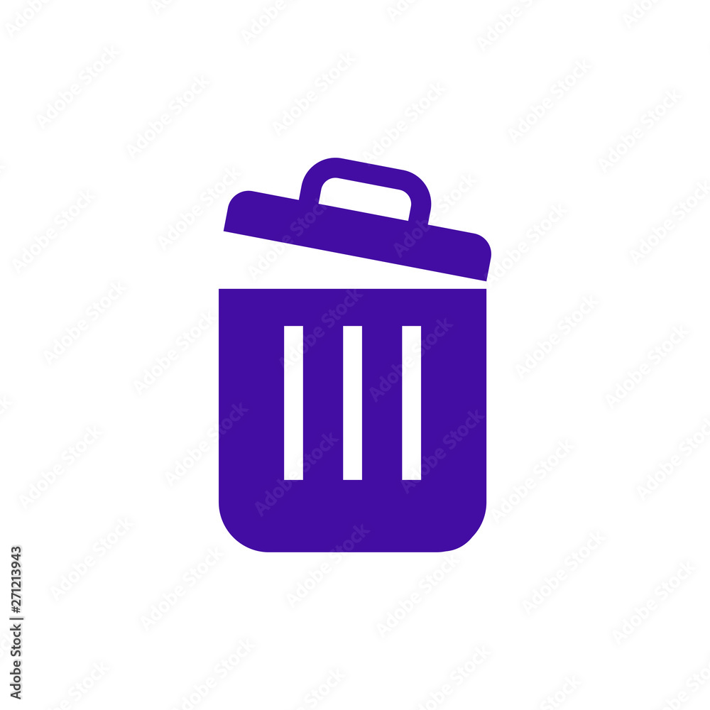 Trash icon. trash can icon. Delete icon vector Trash icon. trash can icon. Delete icon vector