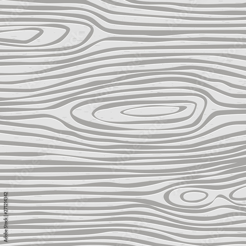 White wooden cutting, chopping board, table or floor surface. Wood texture. Vector illustration