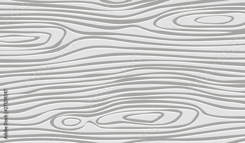 White wooden cutting, chopping board, table or floor surface. Wood texture. Vector illustration