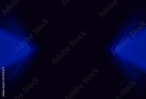 Fototapeta Naklejka Na Ścianę i Meble -  modern glowing blue abstract background