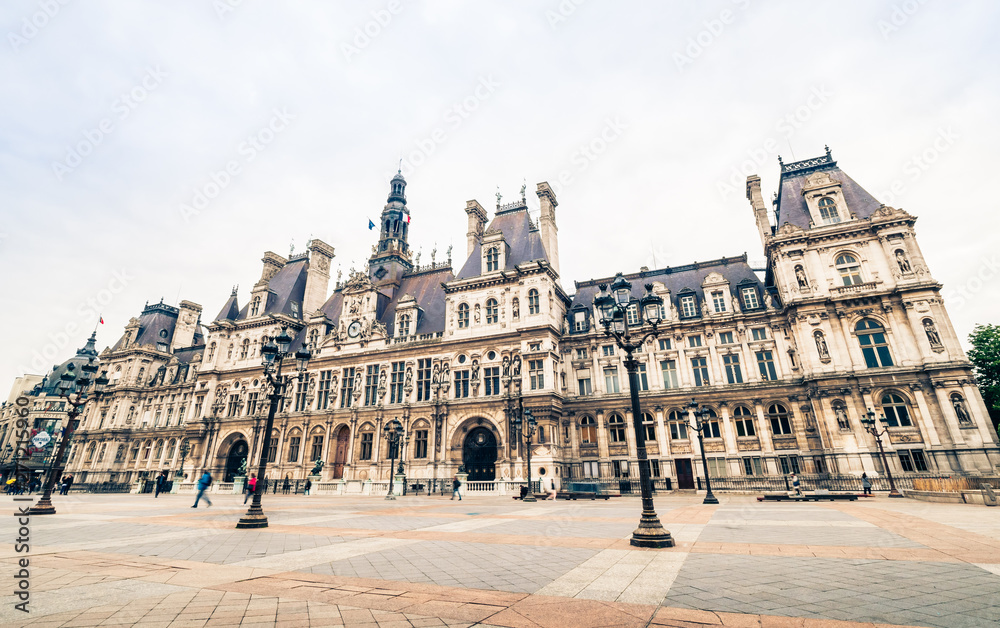 Obraz premium パリ市庁舎