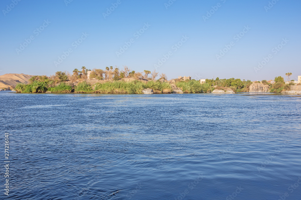 Coming into the Salouga and Ghazal nature reserve close to Aswan