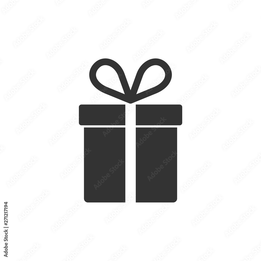 Gift card icon vector. Gift symbol illustration. Trendy flat design style on white background. Gift card icon vector. Gift symbol illustration. Trendy flat design style on white background.