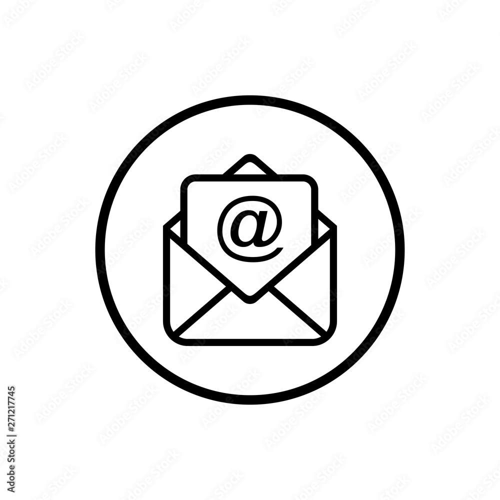 Mail vector icon. E-mail icon. Envelope illustration. Message Mail vector icon. E-mail icon. Envelope illustration. Message