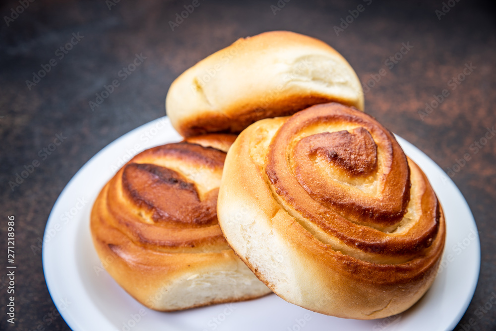 assorted fresh lush buns and pies