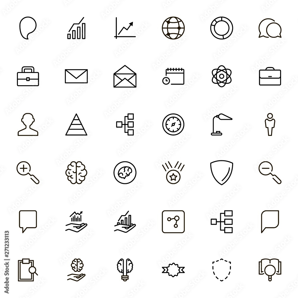 Partnership line icon set Partnership line icon set