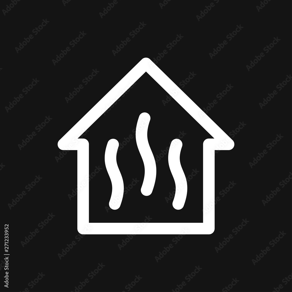 Sauna icon vector sign symbol for design Sauna icon vector sign symbol for design