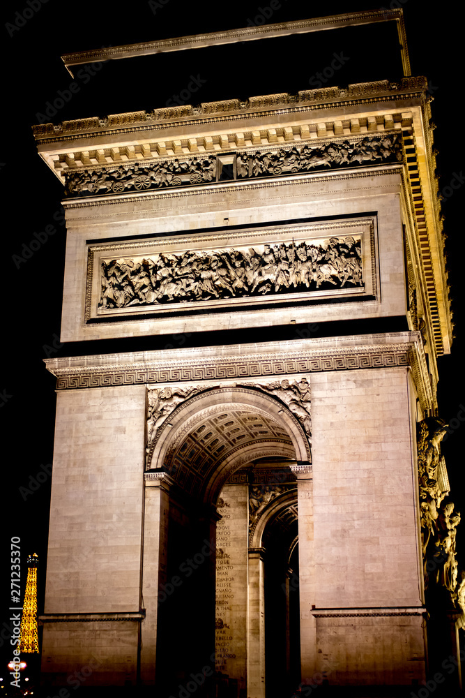 Obraz premium Arc de triomphe in paris france