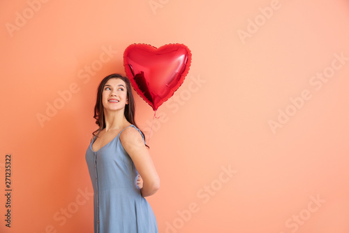 Beautiful young woman with ...