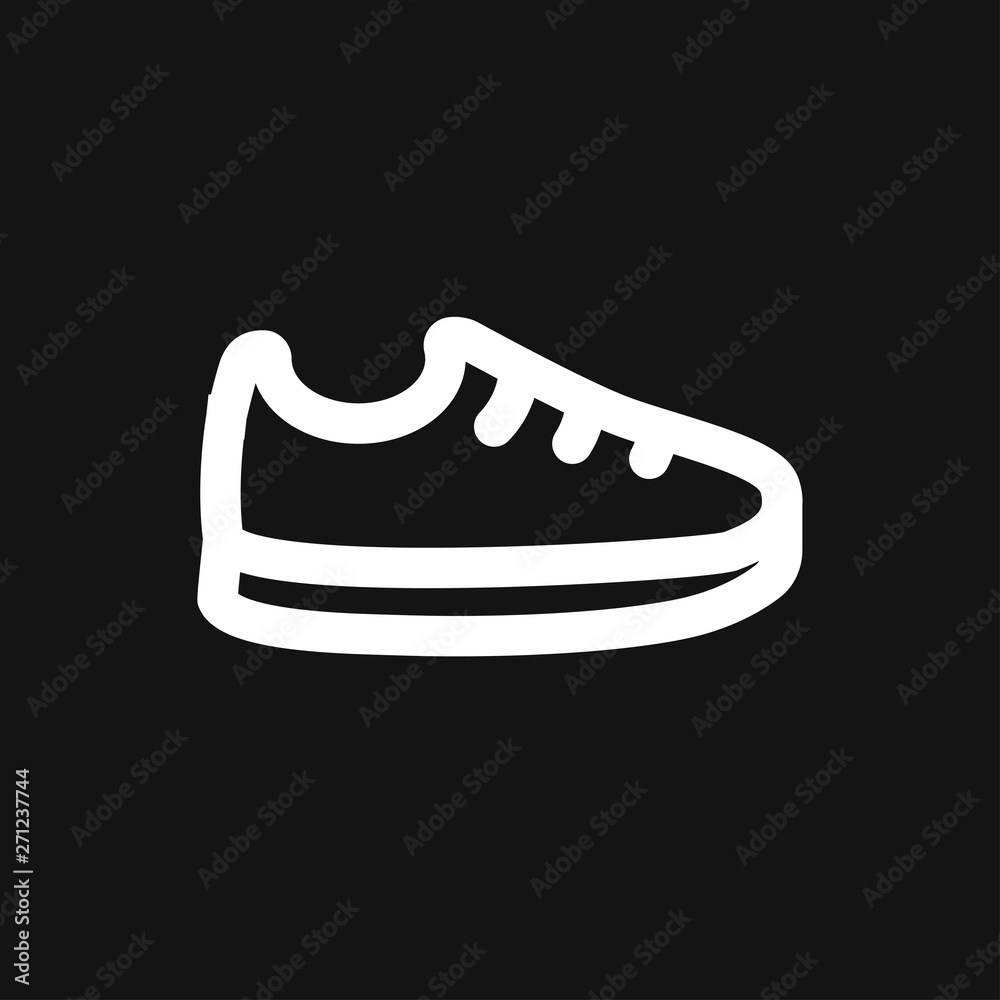 Sneakers icon vector sign symbol for design Sneakers icon vector sign symbol for design