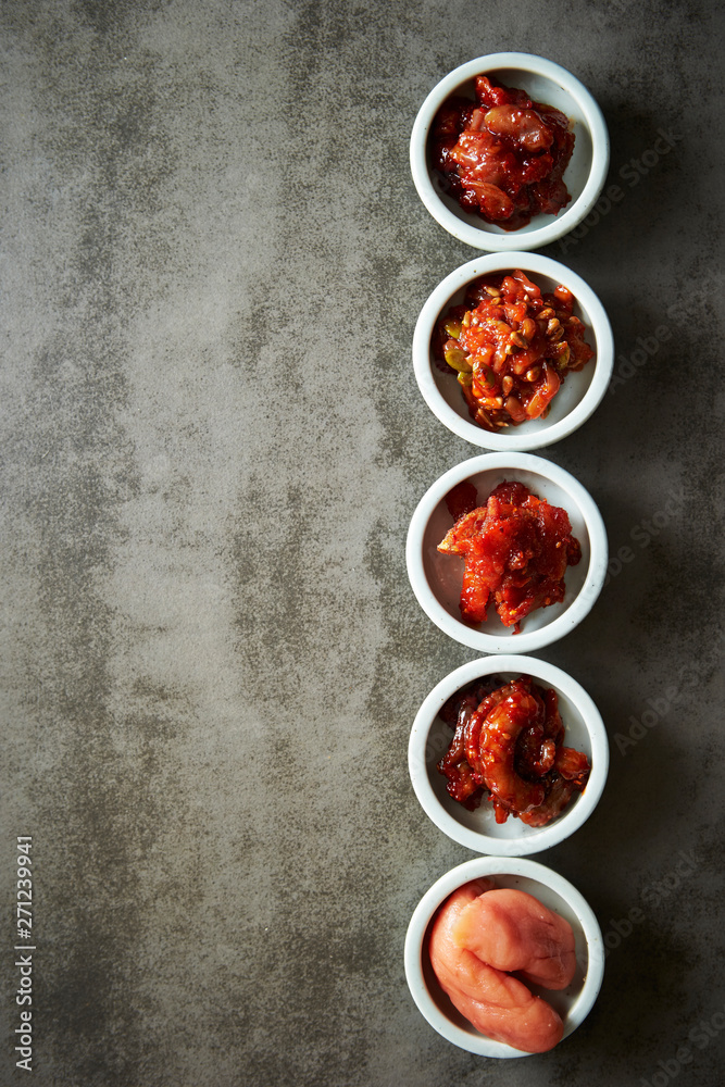 Jeotgal, Korean salted fermented seafood Jeotgal, Korean salted fermented seafood