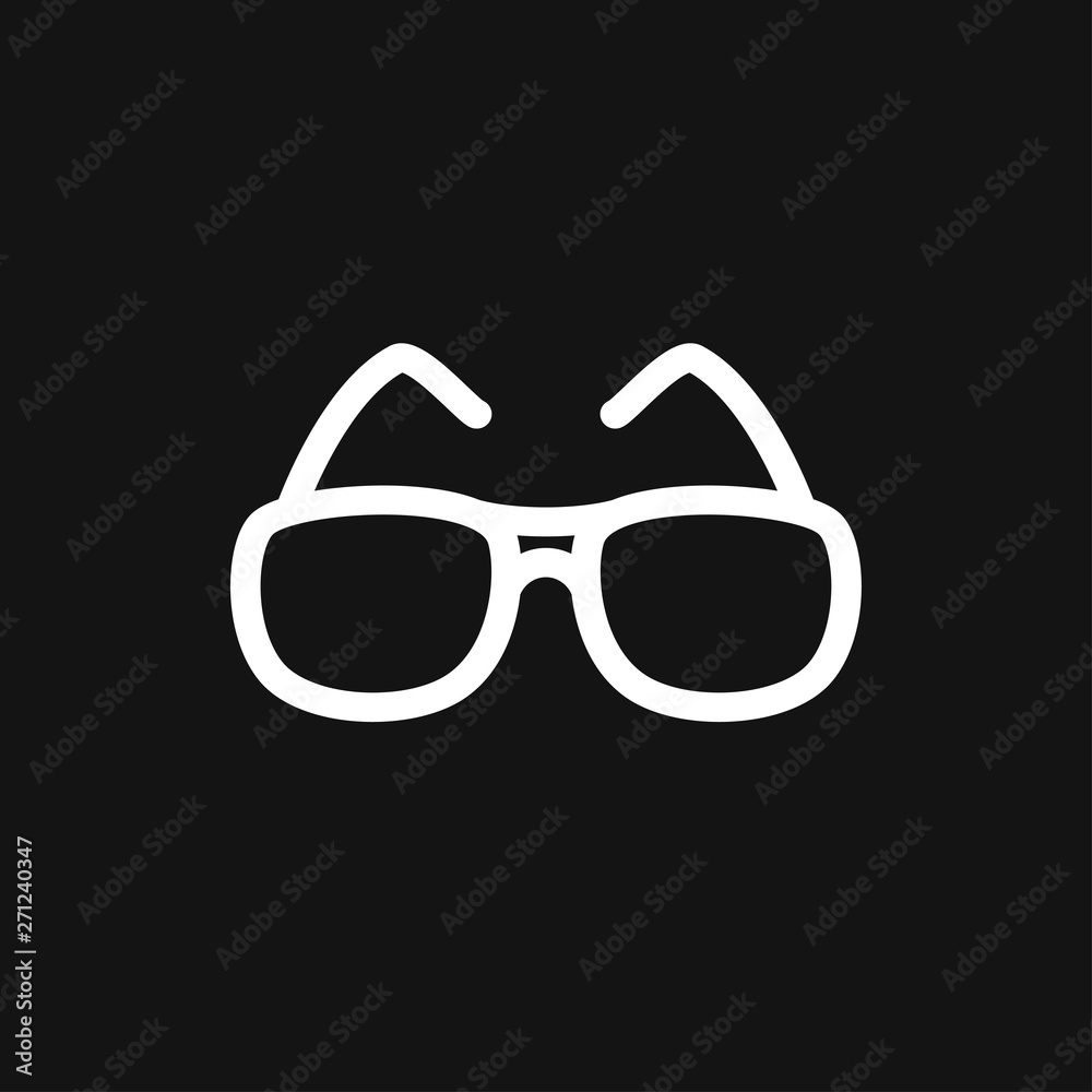 Sunglasses Icon vector sign symbol for design Sunglasses Icon vector sign symbol for design