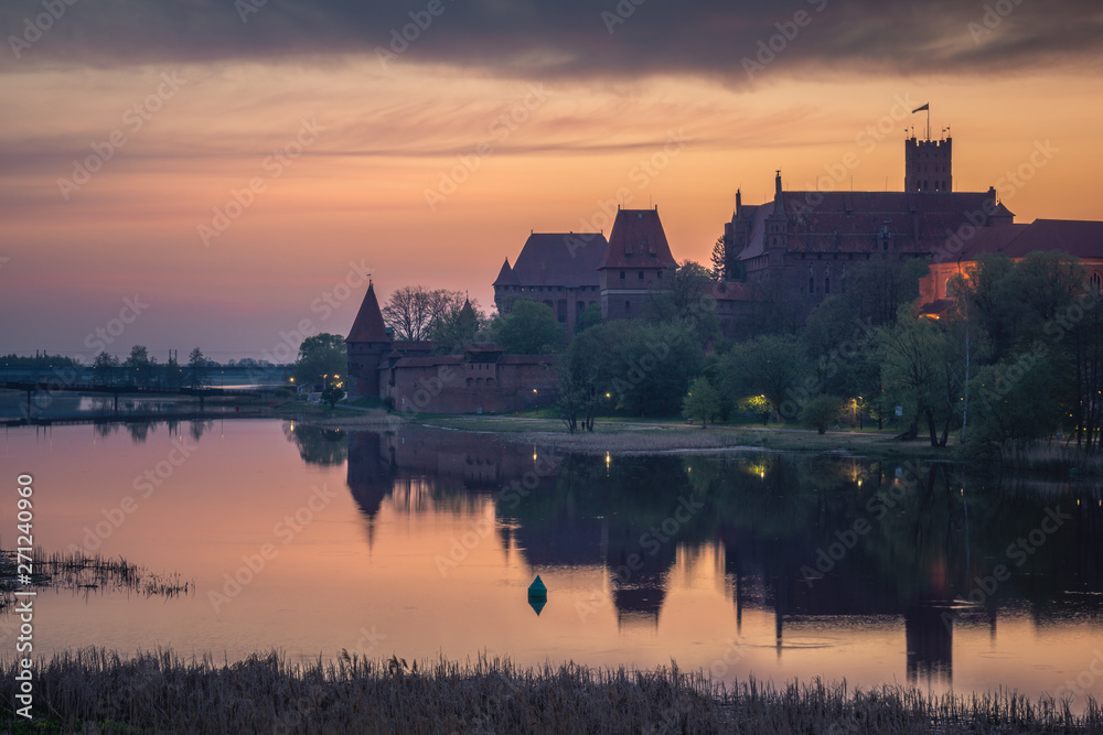 Teutonic castle in Malbork, Pomorskie, Poland
