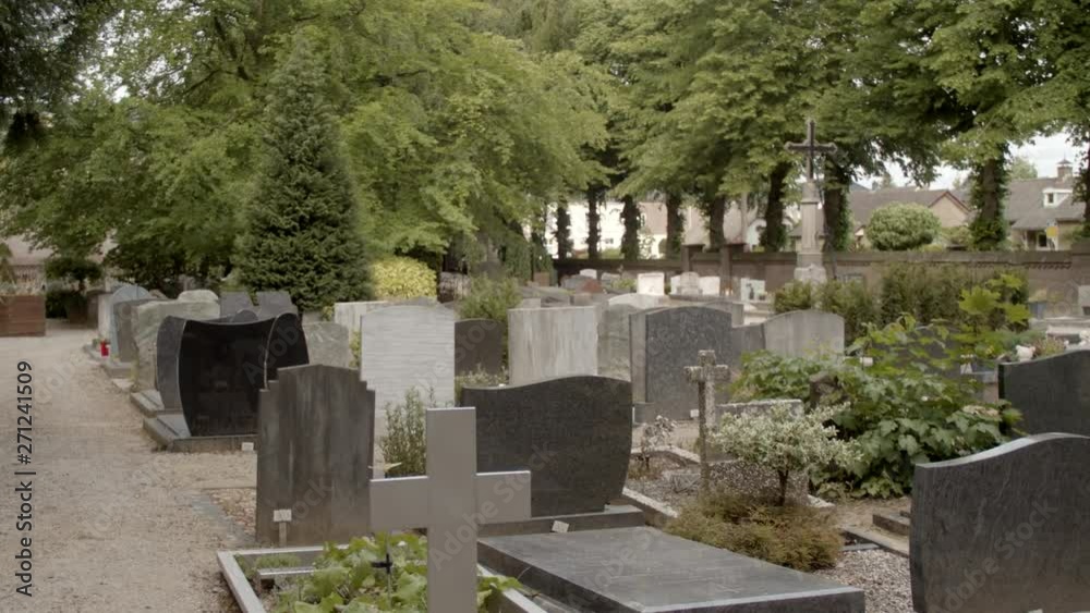 Rows of graves at cemetary - slider right Rows of graves at cemetary - slider right