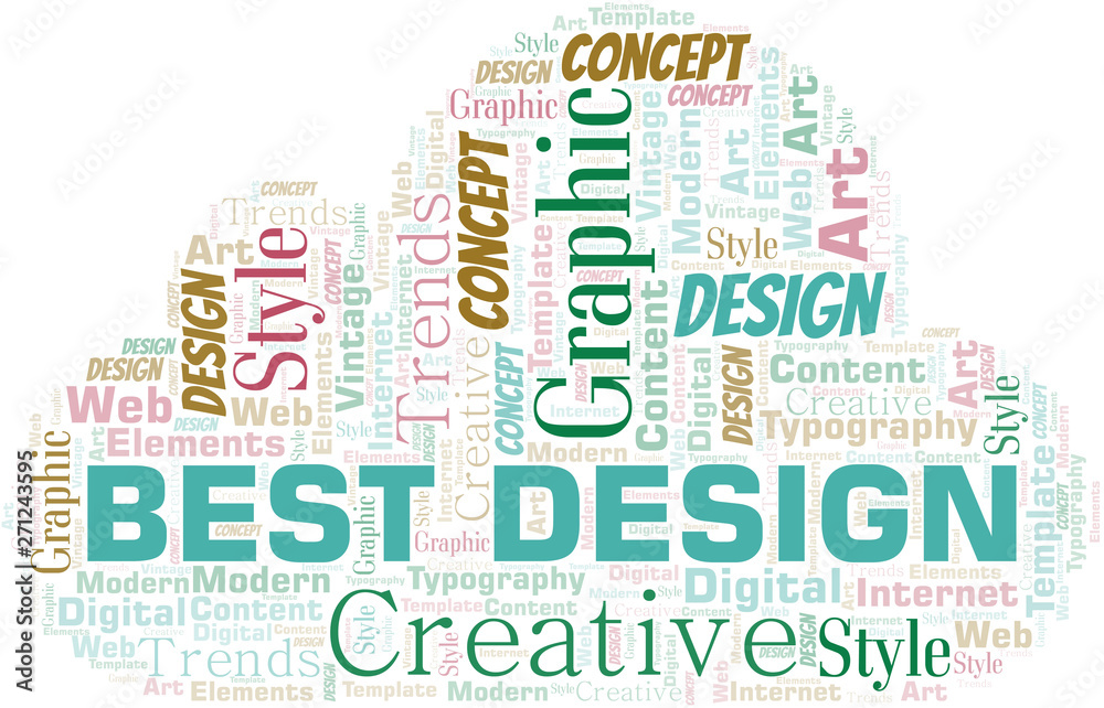 Best Design word cloud. Wordcloud made with text only. Best Design word cloud. Wordcloud made with text only.