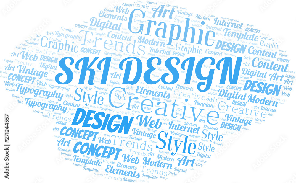 Ski Design word cloud. Wordcloud made with text only. Ski Design word cloud. Wordcloud made with text only.