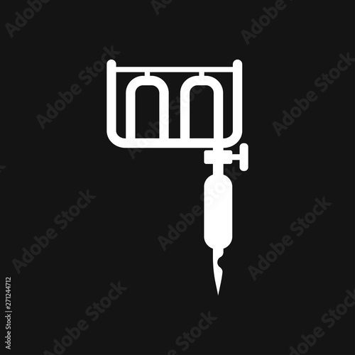 Tattoo Machine Icon vector sign symbol for design