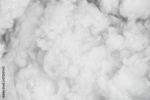 White cotton wadding texture background photo