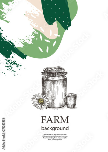 Sample cover for agricultural brochure. 