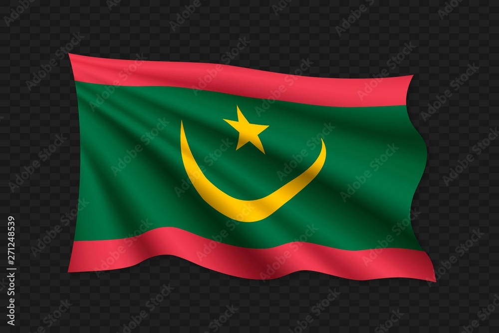 Fototapeta premium 3D Waving Flag