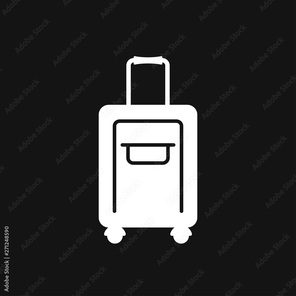 Travel bag icon vector sign symbol for design Travel bag icon vector sign symbol for design